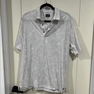 Greg Norman Collection Light Gray Polo Shirt